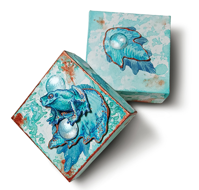 "Магия эльфийского леса", подарочная коробочка с 3Д-элементами