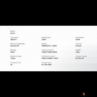 Электросамокат KingSong X1 36V 280 wh