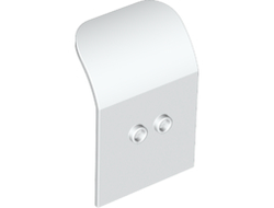 Door 2 x 4 x 6 Curved Aircraft, White (54097 / 4284008 / 4582680 / 6109975 / 6302530)