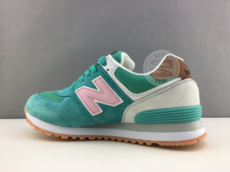 New Balance 574 Бирюзовые женские (36-40) Арт. 312M-A