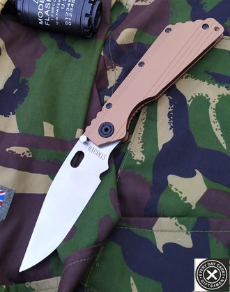 Складной нож Strider SMF TC4 titanium