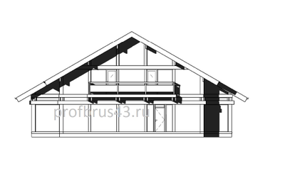 Домокоплект в стиле Фахверк 360 кв.м.