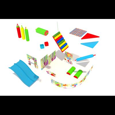 Игровой лабиринт «Краски»