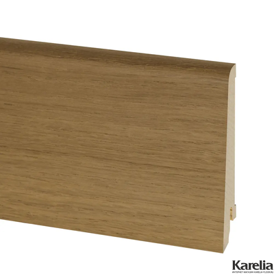 Плинтус напольный Pedross KS80 Дуб Дым шпон 80х16х2500