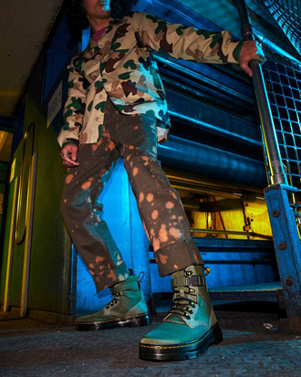 Dr Martens Combs Tech Ii Poly Casual Khaki Green
