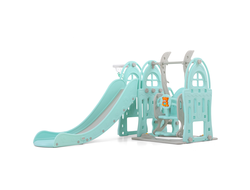 Горка + качели "Замок" PS-047-М ментол купить в Воронеже