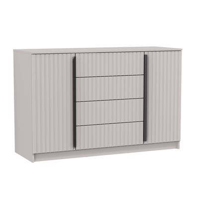 Брандо 67.11 Комод (кашемир / ДВПО: белый / фасады: МДФ с ПВХ кашемир)