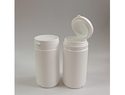 Банка ПНД с укупорочной крышкой КПВ 100мл, белая, БП1-100, арт.6250