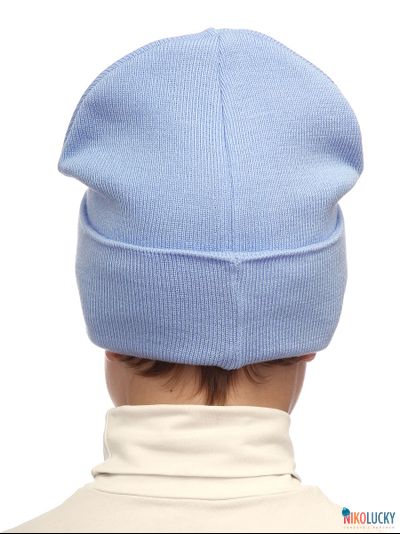 Шапка 22202-01 голубой 48-52