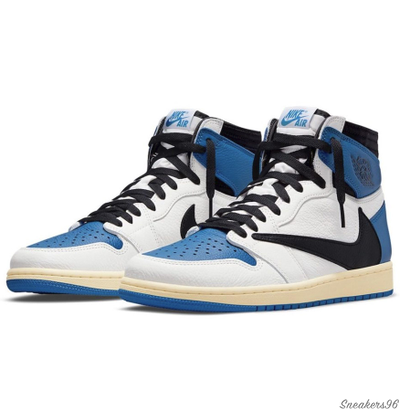 Travis Scott x Fragment x Air Jordan 1 High Sneakers96 shop.ru