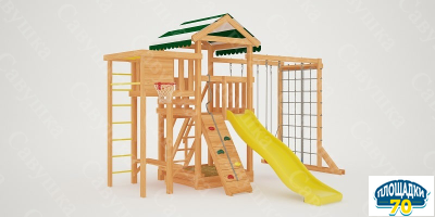 Детская площадка Савушка Мастер 4 + качели-гнездо