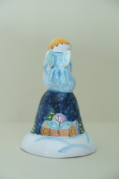 Колокольчик с ангелом (зимний)