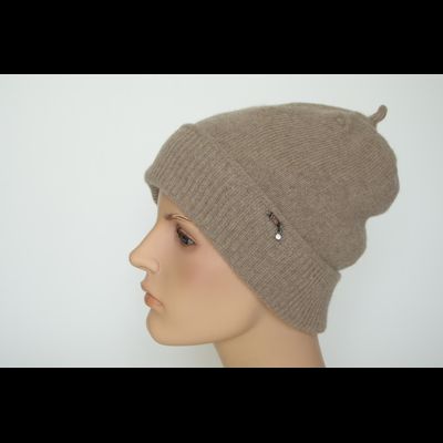 Женская шапка из кашемира с отворотом Vizio Италия 9000 CRY