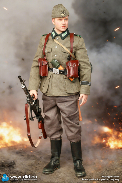 ПРЕДЗАКАЗ - Немецкий пулеметчик - Коллекционная фигурка 1/6 WWII German Gunner – Friedrich (D80191) - DID ?ЦЕНА: 23500 РУБ.?