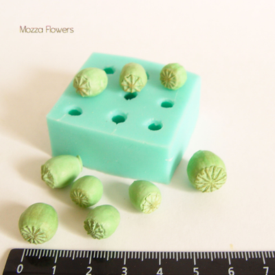 "Мини маковки 7-13 мм" Силиконовый молд