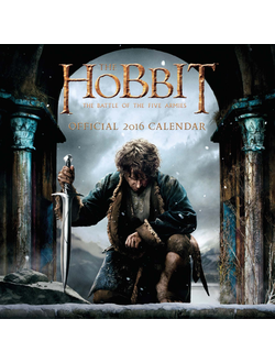 The Hobbit Official Календарь 2016 ИНОСТРАННЫЕ ПЕРЕКИДНЫЕ КАЛЕНДАРИ 2016, The Hobbit Official CALEND