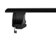 Багажник Atlant (тип &quot;B&quot;) для автомобилей с гладкой крышей (Россия) с крыловидными алюминиевыми перекладинами черного цвета