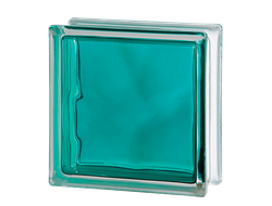 Cтеклоблок Vetroarredo BRILLY TURQUOISE 1919/8 WAVE (Италия)