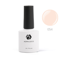 Цветной гель-лак ADRICOCO №054 кремовый, 8 мл.