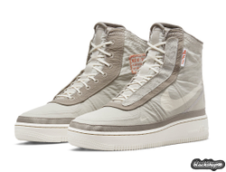 NIKE AIR FORCE 1 SHELL HIGH BIEGE (40-45)
