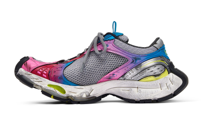 Balenciaga Stapler Sneaker Grey Blue Pink женские