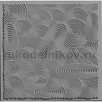 CERNIT текстурный лист для полимерной глины "Спираль" CE95012