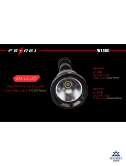 Фонарь подводный FEREI W158IIB 2060Lm желтый