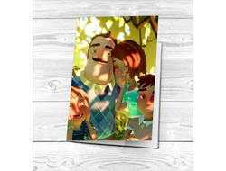 Обложка на паспорт Привет Сосед/ Hello Neighbor №8