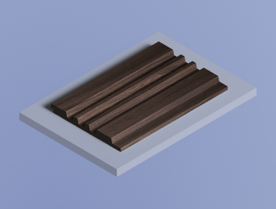 Декоративная панель HIWOOD LV121 BR395