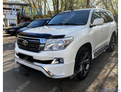 Передний обвес Land Cruiser 200 Executive White белый