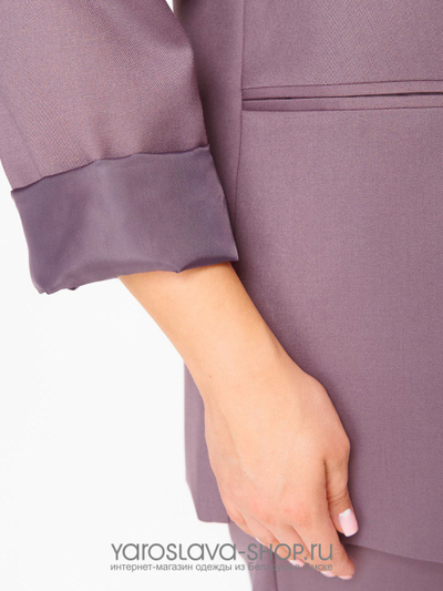Женский классический костюм в цвете "пыльная роза"