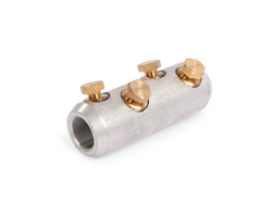 Соединитель болтовой 4СБЕ-35–150/240 (евросерия) с угловым расположением болтов луженый