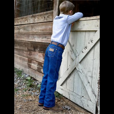 Джинсы 13MWZ BOY'S WRANGLER® Cowboy Cut® оригинальный стираные