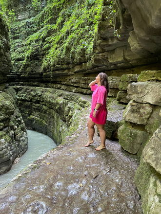 ХАШУПСИНСКИЙ  МЕГА  КАНЬОН. Трансфер до р. Псоу.