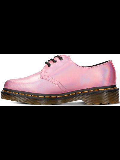 DR.MARTENS 1461 ICED METALLIC 3 EYE BOOT PINK