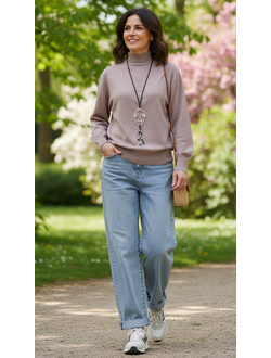 Джинсы классика "ПРЯМЫЕ "светло- голубые (21084) р.32,34,38,40 (р.48-56)