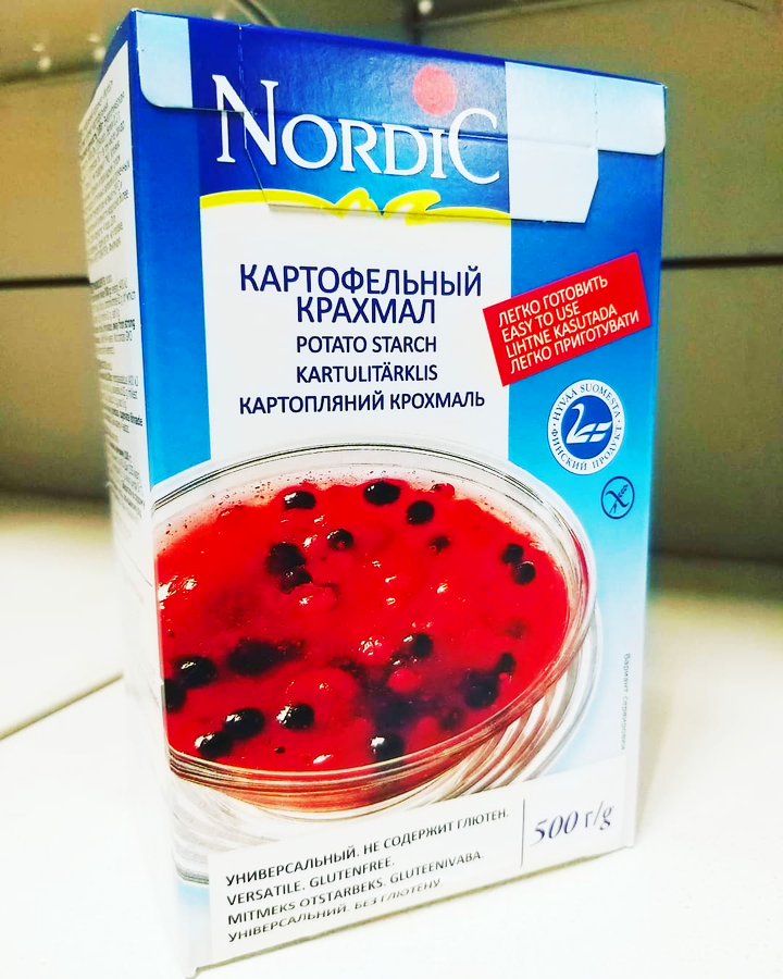Картофельный КРАХМАЛ NORDIC (Финляндия) 500 г
