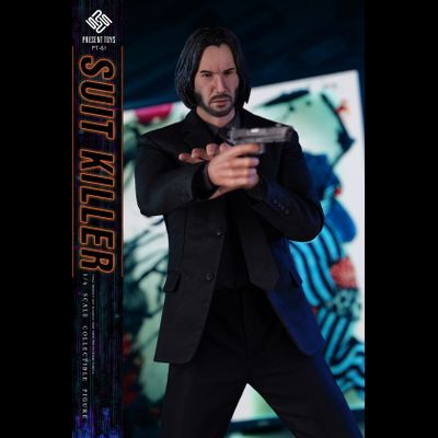 Джон Уик (Киану Ривз, &quot;Джон Уик&quot;) - Коллекционная ФИГУРКА 1/6 scale Suit killer (PT-sp61) - PRESENT TOYS
