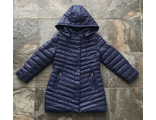 М.1850 Пальто Moncler стеганное  темно синее (146,152,158,164)