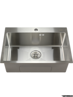 Мойка нержавеющая 3мм 650х450х200 MELANA ProfLine САТИН врезная прямоугольная D6545H