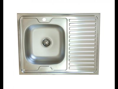 Мойка накладная левая  80х60