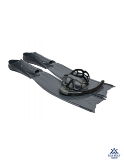 Ласты длинные 44/45 C4 Storm GRAY 25-Soft