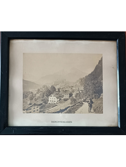 "Berchtesgaden" фотография на картоне 1880-е годы