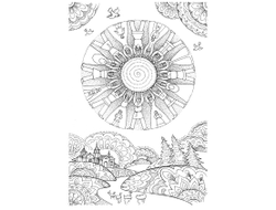 Раскраска «КОЛО ЖИЗНИ»