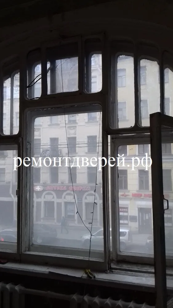 Окно до реставрации