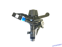 Спринклер импульсный 3/4"НР секторный (пластик), радиус 12-18м, 1650-2150л/ч