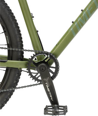 Горный велосипед Timetry TT325 8ск 27.5, рама 16" Желто-зелёный