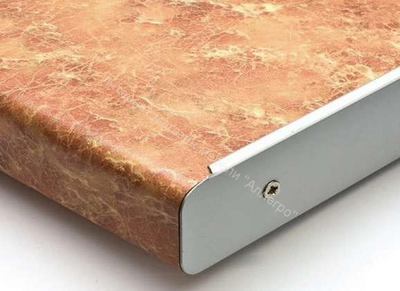 Торцевая планка 28 мм и 38мм (алюминиевые) длина 600мм