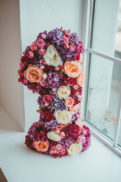 Оформление детского годовасия в стиле "Flowers party" "№ 1460