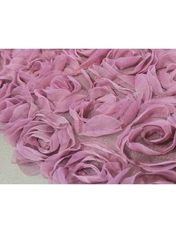 Обьемные розы на сетке ПЫЛЬНАЯ РОЗА